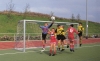 Preview: Fußballtornetze zweifarbig Tortiefe 0,80m 2m Art.1071