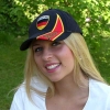 Preview: Deutschland Baseballcap mit Deutschlandwappen schwarz Art.F1004,3