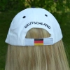 Preview: Deutschland Baseballcap mit Deutschlandwappen weiß Art.F1004,2