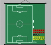 Fussballtaktik Lehrkarte groß mit Rand Art.3505-2