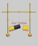 Hürden- Slalomstangen-Set  teilbare Stangen Art.3107