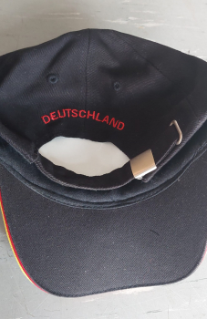 Deutschland Baseballcap mit Deutschlandwappen schwarz Art.F1004,3