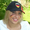 Deutschland Baseballcap mit Deutschlandwappen schwarz Art.F1004,3