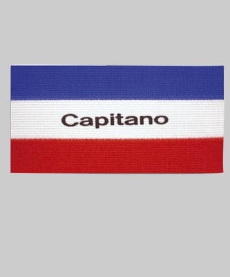 Spielführerbinde Capitano blau weiß rot Art.3302,3