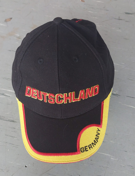 Deutschland Baseballcap mit Deutschlandwappen schwarz Art.F1004,3